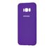 Чохол для Samsung Galaxy S8 Plus (G955) Silicone Full фіолетовий з закритим низом і мікрофіброю