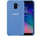 Чехол для Samsung Galaxy A6 2018 (A600) Silky Soft Touch синий