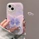 Чехол для iPhone 12 / 12 Pro Popsocket Butterfly Case Purple