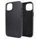 Кожаный чехол Leather Case with MagSafe для Apple iPhone 12 / 12 Pro Черный / Black