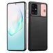 Чехол Camshield Black TPU со шторкой защищающей камеру для Samsung Galaxy A51(Черный / Rose Gold)