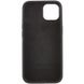 Чехол для iPhone 13 Silicone Case Full (Metal Frame and Buttons) с металической рамкой и кнопками Black