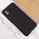 Чехол для Samsung Galaxy A04 Silicone Full camera закрытый низ + защита камеры Черный / Black
