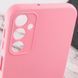 Чехол для Samsung Galaxy A24 4G Silicone Full camera закрытый низ + защита камеры Розовый / Pink
