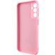Чехол для Samsung Galaxy A24 4G Silicone Full camera закрытый низ + защита камеры Розовый / Pink