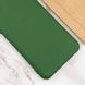 Чохол для Samsung Galaxy S22+ Silicone Full camera закритий низ + захист камери Зелений / Dark green