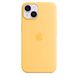 Чехол Silicone case Original 1:1 (AAA) with Magsafe для Apple iPhone 14 Plus (6.7") Желтый / Sunglow