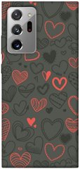 Чохол для Samsung Galaxy Note 20 Ultra PandaPrint Милі серця патерн