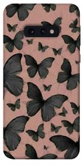 Чехол для Samsung Galaxy S10e PandaPrint Порхающие бабочки паттерн