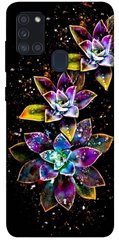 Чохол для Samsung Galaxy A21s PandaPrint Квіти квіти