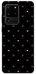 Чехол для Samsung Galaxy S20 Ultra PandaPrint Сердечки паттерн