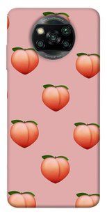 Чехол для Xiaomi Poco X3 NFC PandaPrint Персики паттерн
