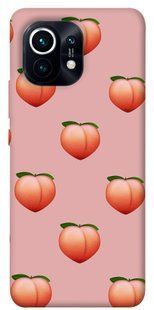 Чехол для Xiaomi Mi 11 PandaPrint Персики паттерн