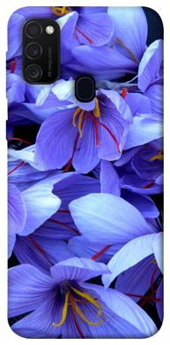 Чехол для Samsung Galaxy M30s / M21 PandaPrint Фиолетовый сад цветы