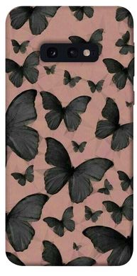 Чехол для Samsung Galaxy S10e PandaPrint Порхающие бабочки паттерн