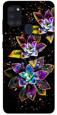 Чехол для Samsung Galaxy A21s PandaPrint Цветы цветы