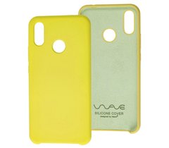 Чехол для Huawei P Smart Plus Wave Silky Soft Touch "желтый"