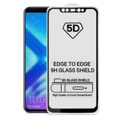5D стекло для Xiaomi Mi8 Черное - Полный клей / Full Glue, Черный