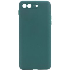 Силиконовый чехол Candy Full Camera для Apple iPhone 7 plus / 8 plus (5.5"") Зеленый / Forest green