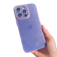 Чохол для iPhone 14 Pro Shining Stars + скло на камеру Light Purple