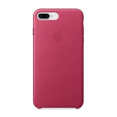 Чехол Apple Leather Case для iPhone 8 Plus / 7 Plus Pink Fuchsia (MQHT2ZM/A)