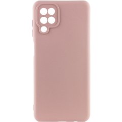 Чехол для Samsung Galaxy M33 5G Silicone Full camera закрытый низ + защита камеры Розовый / Pink Sand