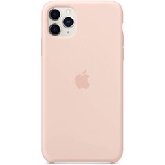 Чохол Silicone case Original 1:1 (AAA) для Apple iPhone 11 Pro Max (6.5") (Рожевий / Pink Sand) Найкраща якість!!