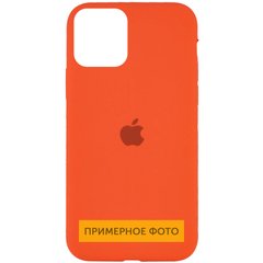 Чехол Silicone Case Full Protective (AA) для Apple iPhone SE (2020) (Оранжевый / Kumquat)