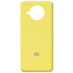 Чохол для Xiaomi Mi 10T Lite / Redmi Note 9 Pro 5G Silicone Full (Жовтий / Yellow) з закритим низом і мікрофібри