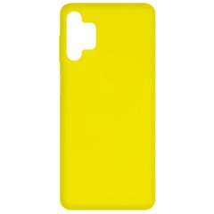 Чехол Silicone Cover Full without Logo (A) для Samsung Galaxy A32 5G (Желтый / Flash)