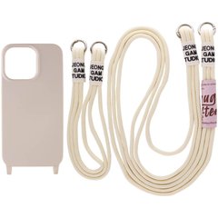 Чехол TPU two straps California для Apple iPhone 11 (6.1") Бежевый / Antigue White