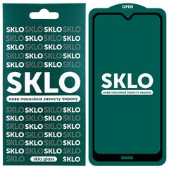 Защитное стекло SKLO 5D (full glue) для Xiaomi Redmi 8а / 8, Черный