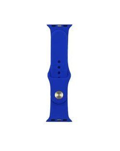 Силіконовий ремінець для Apple watch 38mm / 40mm (Синій / Shiny blue)