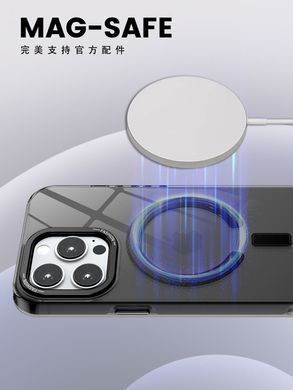 Чехол для iPhone 12 / 12 Pro Matt Clear Case with Magsafe Yellow