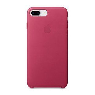 Чохол Apple Leather Case для iPhone 8 Plus / 7 Plus Pink Fuchsia (MQHT2ZM / A)