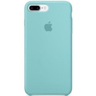 Чехол silicone case for iPhone 7 Plus/8 Plus Turquoise / Голубой