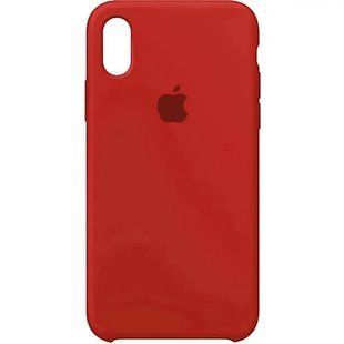 Чехол для iPhone Xr Leather classic "red"