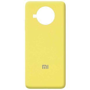 Чохол для Xiaomi Mi 10T Lite / Redmi Note 9 Pro 5G Silicone Full (Жовтий / Yellow) з закритим низом і мікрофібри