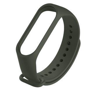 Силиконовый ремешок для Xiaomi Mi Band 5 (Зеленый / Olive)