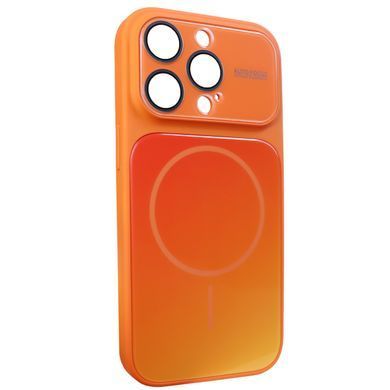 Чехол для iPhone 14 Pro Max Gradient Glass MagSafe Case &ndash; Starry Orange