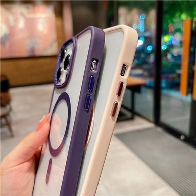 Чехол для iPhone 14 Pro Max Matte Acrylic MagSafe Pink Sand