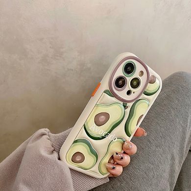 Чехол для iPhone 14 Pro Max 3d case Avocado