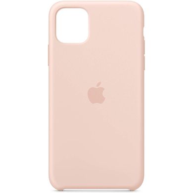 Чехол Silicone case Original 1:1 (AAA) для Apple iPhone 11 Pro Max (6.5") (Розовый / Pink Sand) Лучшее качество!!