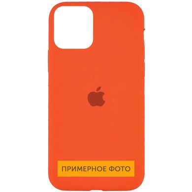 Чехол Silicone Case Full Protective (AA) для Apple iPhone SE (2020) (Оранжевый / Kumquat)