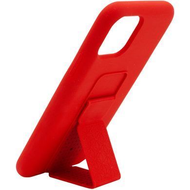 Чехол Silicone Case Hand Holder для Apple iPhone 11 (6.1") (Красный / Red)