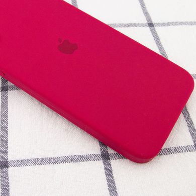 Чохол для Apple iPhone 11 Pro Max Silicone Full camera закритий низ + захист камери (Червоний / Rose Red)