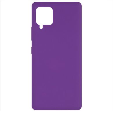 Чохол Silicone Cover Full without Logo (A) для Samsung Galaxy A42 5G (Фіолетовий / Purple)