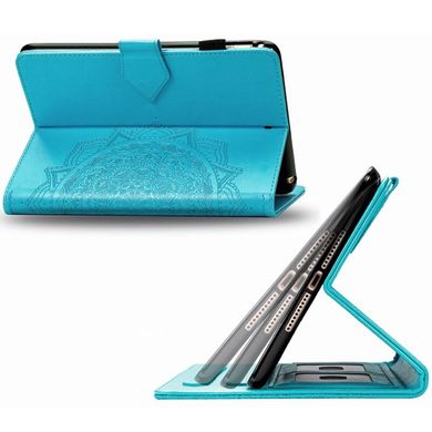 Кожаный чехол (книжка) Art Case с визитницей для Samsung Galaxy Tab S7 (Голубой)