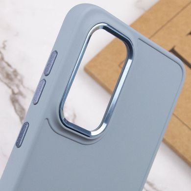 TPU чехол Bonbon Metal Style для Samsung Galaxy A53 5G Голубой / Mist blue
