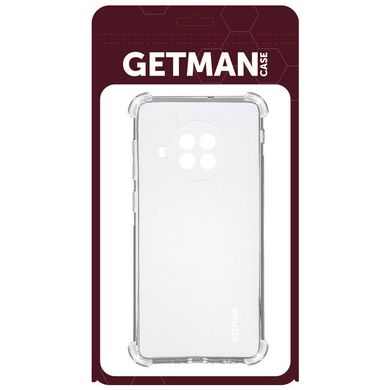 TPU чехол GETMAN Ease logo усиленные углы для Xiaomi Mi 10T Lite / Redmi Note 9 Pro 5G (Прозрачный / Transparent)